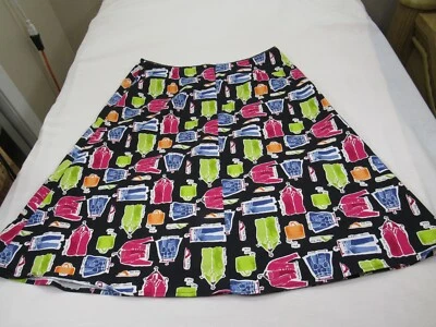 Valerie Stevens Ropa Zapatos Estampado Línea A Petite Falda 12P [30W 44 Caderas 24L] Foto 1 de 4