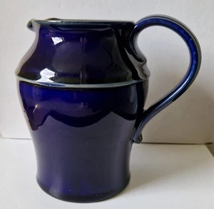 Royal Doulton Early 20th Century Blue Glaze Water Pitcher Jug Rare Design - Picture 1 of 14