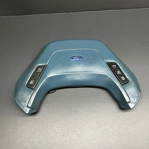 87 - 91 Ford F-150 F-250 BRONCO Truck Van Steering Wheel  Horn Pad Blue - Picture 1 of 4