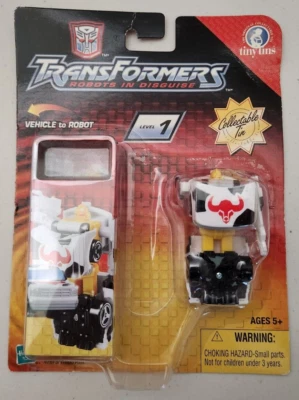 Transformers Robots In Disguise (2003) Iron Hide Toy Figure w/Tin - Image 1 of 4