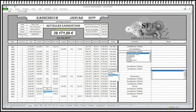 Kassenbuch Cash book Express übersichtlich einfache Bedienung Kassenabrechnung - Bild 1 von 4