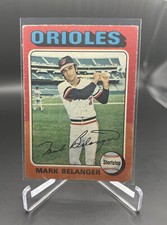 1975 Topps #74 Mark Belanger Baltimore Orioles VG+ (B)