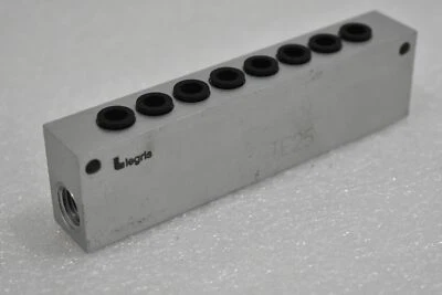 LEGRIS TE25 ANODIZED ALUMINUM MANIFOLD 1-5/16", BSPP x PUSH TO CONNECT - Image 1 of 4