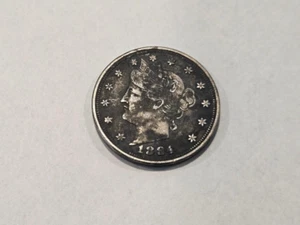 U.S. 1884 LIBERTY HEAD "V" NICKEL - EXTRA FINE DETAILS - Picture 1 of 4