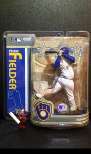 MLB Figur Prince Fielder Mc Farlane Serie 19 Neu OVP Milwaukee Brewers Baseball - Picture 1 of 11