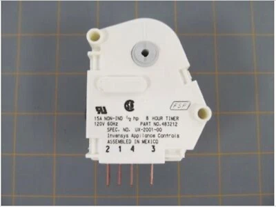 W10822278 : Whirlpool Refrigerator Defrost Timer - Genuine FSP OEM - Image 1 of 4