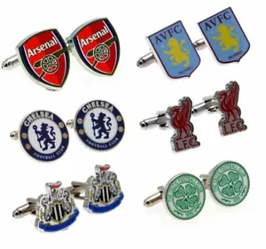 Football Cufflinks Arsenal Tottenham Liverpool Officialy Licensed - Picture 1 of 13