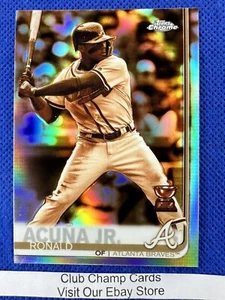 2019 #117 Ronald Acuña Topps cromado All Star novato Sepia refractor braves - Imagen 1 de 2
