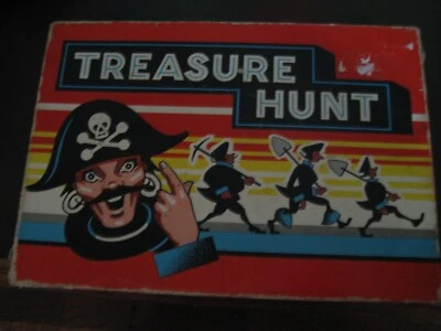 VINTAGE 1950'S TREASURE HUNT GAME - CADACO ELLIS - USED COND - Image 1 of 2