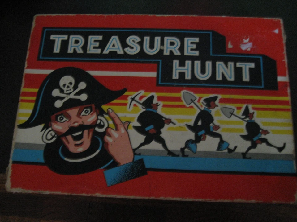 VINTAGE 1950'S TREASURE HUNT GAME - CADACO ELLIS - USED COND - Image 1 of 2