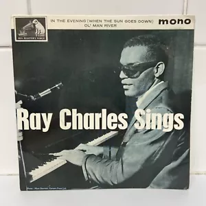 Ray Charles - Ray Charles Sings In The Evening 7" 45 vinyl HMV 1963 VGC - Picture 1 of 7