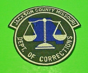 JACKSON COUNTY MISSOURI DEPT. OF CORRECTIONS 3 1/2" POLICE PATCH  FREE SHIPPING! - Picture 1 of 1