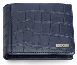 Portafoglio uomo in vera pelle RFID bi-fold porta carte di credito nuovo - Foto 1 di 6