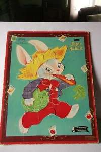 1960 Whitman Peter Rabbit Picture Puzzle #4421 Frame Tray Puzzle #4538 - Picture 1 of 7