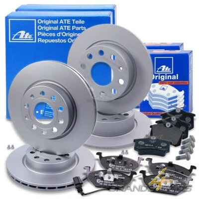 ATE BREMSSCHEIBEN+BELÄGE VORNE+HINTEN FÜR SEAT LEON 1P SKODA OCTAVIA 2 VW GOLF 5 - Bild 1 von 4