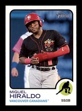 2022 Topps Heritage Minors #68 Miguel Hiraldo Blue Jays Card