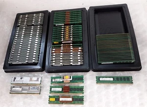 Lot of 76 Mix Samsung Infineon Hynix Kingston 1GB 2Rx8 PC2-5300F/5400F ServerRAM - Picture 1 of 4