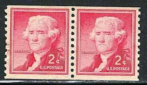 Mint US Pair Of Coil Stamps Scott# 1055 (MNH) - Picture 1 of 1