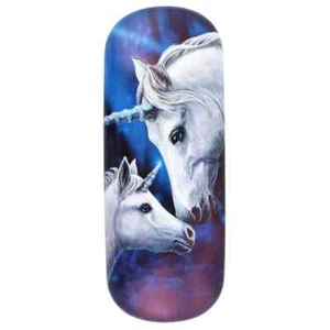 Sacred Love design by Lisa Parker glasses case, hard cover, unicorn and foal - Picture 1 of 1