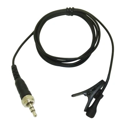Lavalier Lapel Microphone Trantec Body Pack S4.0 S4.1 S4.4 3.5mm Screw Jack Plug - Image 1 of 4
