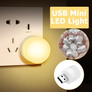 Mini USB Night Light Colorful LED Decoration Lamp 5V 1W Reading Lamp Book Light - Picture 1 of 12
