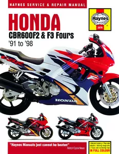 Haynes Manual 2070 for Honda CBR600F2 & CBR600F3 Fours (91 - 98) workshop, etc. - Picture 1 of 1