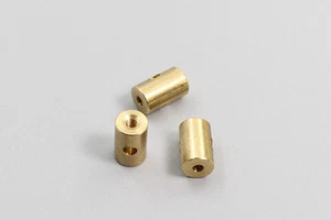 10PCS M2 with Hole Brass Copper Stud Free welding Electronic Screw DIY Parts - Picture 1 of 3