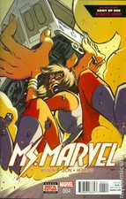 Ms. Marvel #4A Lopez FN 2016 Stock Image