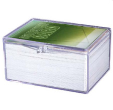 (Pack of 3) Ultra Pro 100-Card Hinged Plastic Boxes Holders For Trading Cards