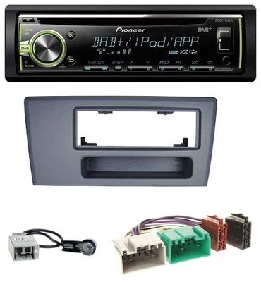 Pioneer DAB USB MP3 AUX CD Autoradio für Volvo S60 S70 C70 V70 00-03 dunkelgrau - Bild 1 von 4