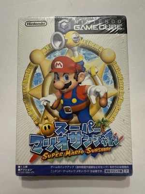 FACTORY SEALED Super Mario Sunshine Japanese GameCube GC JAPAN RARE *SEE PHOTOS* - Image 1 of 4