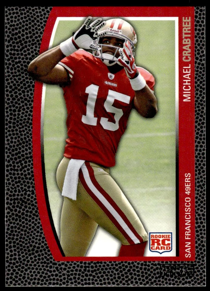 2009 Topps Unique 180 Michael Crabtree San Francisco 49ers RC Football Card - Image 1 of 2