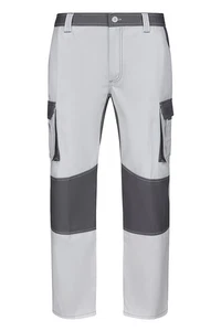 VELILLA 103020b_07/08_40 Pantalone Bicolore Multitasche, Bianco e Grigio, 44 Uni - Foto 1 di 5