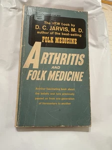 Vtg ARTHRITIS and FOLK MEDICINE ~ D.C. Jarvis, M.D. ~ Crest Books D537 ~ 1962 PB - Bild 1 von 3