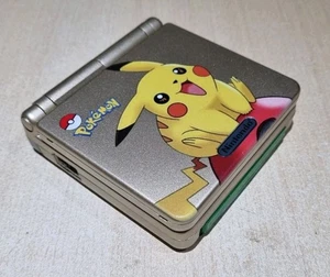 IPS Pokemon Pikachu UV Printed GBA SP Console Nintendo Game Boy Advance  Baklit - Picture 1 of 12