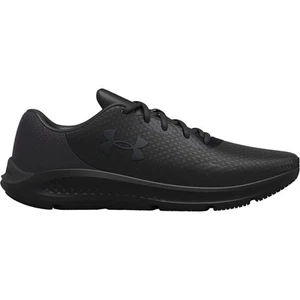Under Armour Charged Pursuit 3 Mens Running Shoes Black Cushioned Run Trainers - Picture 1 of 5