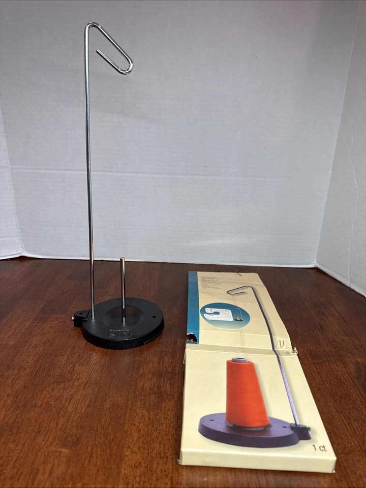 Soporte de rosca de hierro fundido independiente para carrete de cono único se adapta a negro Foto 1 de 1