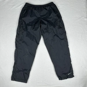 Nike Pants Men’s XL Nylon Windbreaker Track Lined Ankle Zip Pull On Y2K Retro - Picture 1 of 12