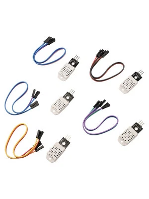 5 Stück Digitale Temperatur Feuchtigkeit Sensoren mit Kabel für Arduino Projek - Bild 1 von 4