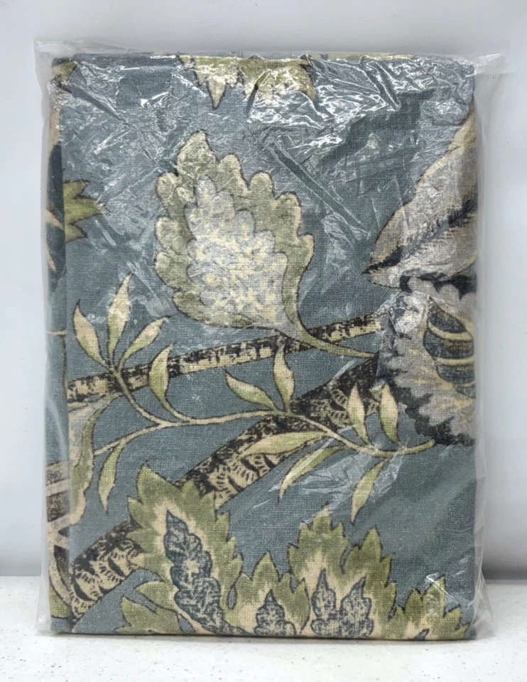 NUEVO CERÁMICO Pottery Barn Azalea Palampore ESTÁNDAR ~ Azul Multi Foto 1 de 1