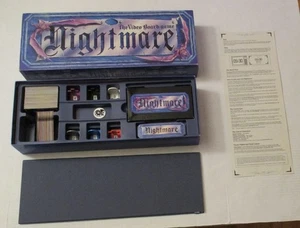 Nightmare Das Video Brettspiel 1991 gebraucht fast vollständig Horror VHS Atmosfear 90er - Bild 1 von 19