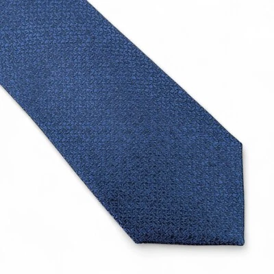 Corbata Alfani Para Hombre Mini Textura Sólida Corbata Moderna Delgada 2 3/4" Azul Cobalto $55 Foto 1 de 4