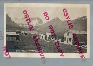 Kanatak ALASKA RPPC 1910 MAIN STREET Saloon "The Anticline" GHOST TOWN nr Katmai - Picture 1 of 4