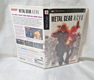 Metal Gear Acid (Sony PlayStation Portable PSP, 2005) CIB - Image 1 of 4