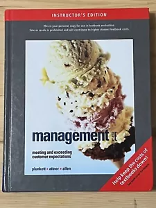 Management 9E Instructor's Edition - 9th ed. Plunkett, Attner, Allen - Text Book - Picture 1 of 4