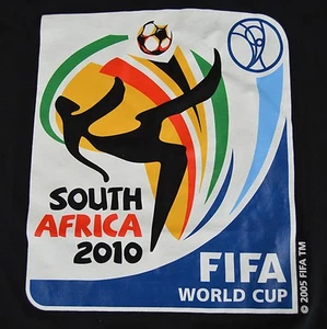 FIFA South Africa 2010 World Cup Soccer Black Graphic XL T-Shirt Football NWOT  - Picture 1 of 6