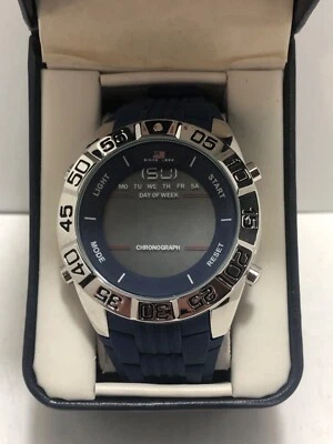 U.S. Polo Assn. Men's Digital watch with blue strap New - Image 1 of 4