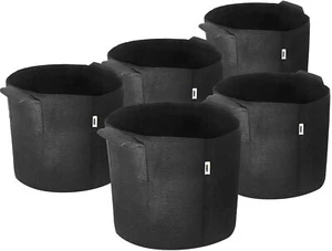 iPower Plant Grow Bags Thickened Nonwoven Aeration Fabric Pots Durable Container - Picture 1 of 24