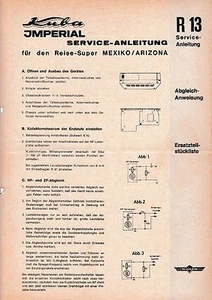 Service Manual Guide For Cuba Imperial Travel Super Mexico, Arizona - Picture 1 of 1