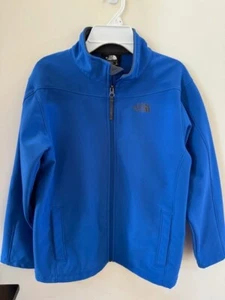 The North Face Jacket Youth Blue Fleece Full Zip Boys YL (14/16) - Picture 1 of 5
